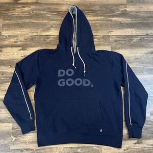 Cotopaxi Do Good Navy Fleece Lined Pullover Hoodie Men's Medium